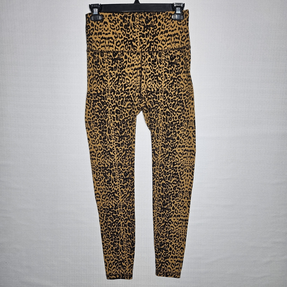 Stella & Dot Leopard Print Leggings Size M